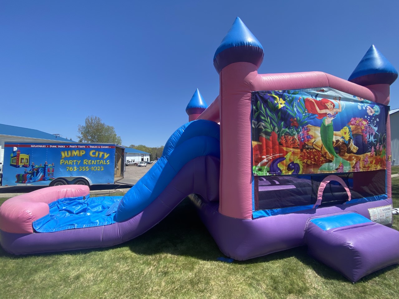 mermaid inflatable pool